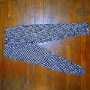 Vintage Gingham High Waisted Pants